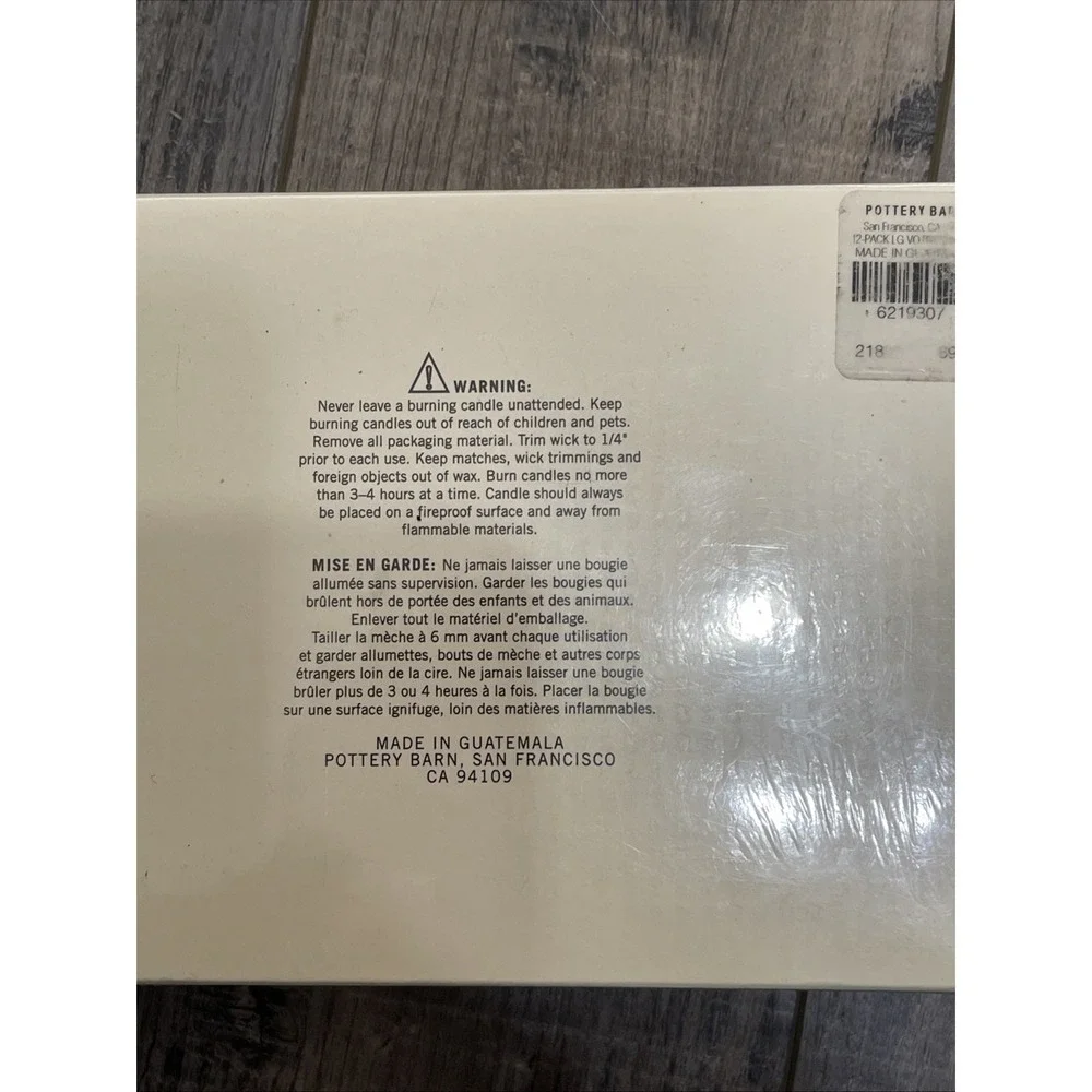 NEW Pottery Barn Set of 12 White 1.7